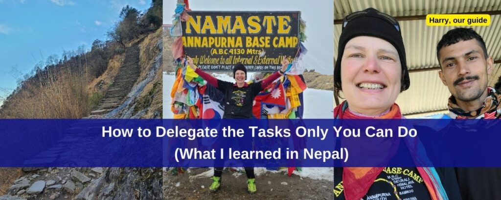 How to delegate the tasks only you can do