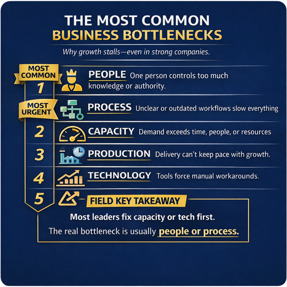 most common bottlenecks