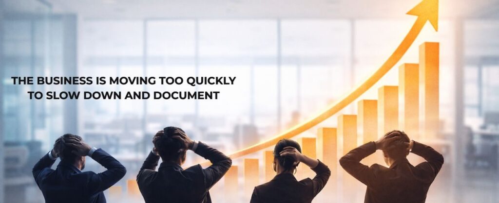 Institutional knowledge cannot be captured. 